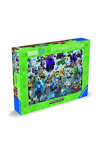 RAVENSBURGER - Minecraft challenge puzzle 1000 pieces new design