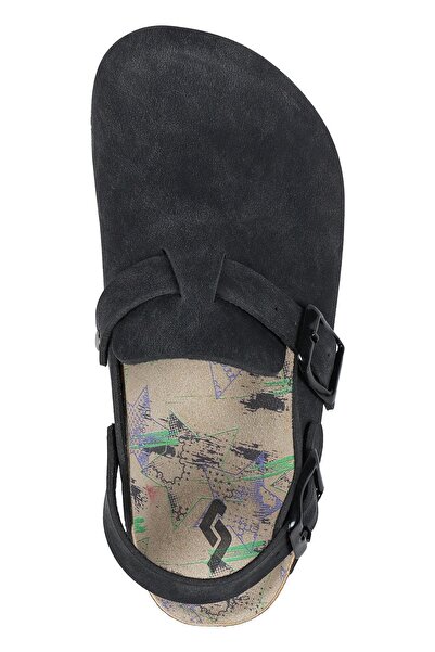 Jump 50025 Double Buckle Dark Gray - Black Unisex Children's Sandals