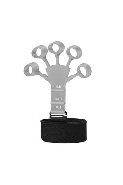 Choice Gray 6 Resistance Levels Hand Grip Hand Strength Trainer Rehabilitation Physical Tools Fitness Finge