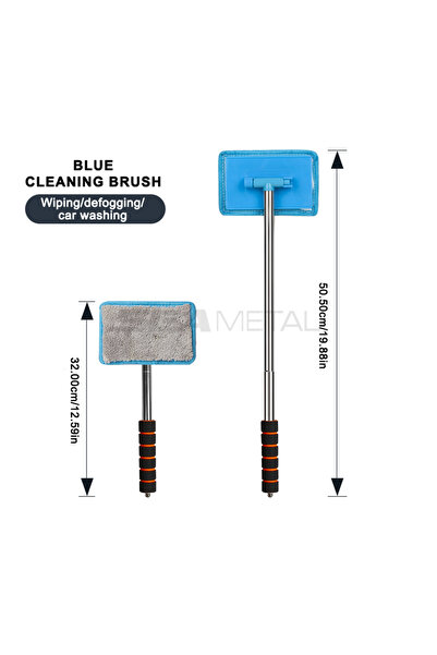 Choice1 فرشاة تنظيف الزجاج الأمامي للسيارة من SEAMETAL باللون الأزرق، ممسحة ت...