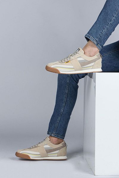 Jump 29072 Μπεζ - Γκρι Ανδρικό Sneaker Casual Sneakers