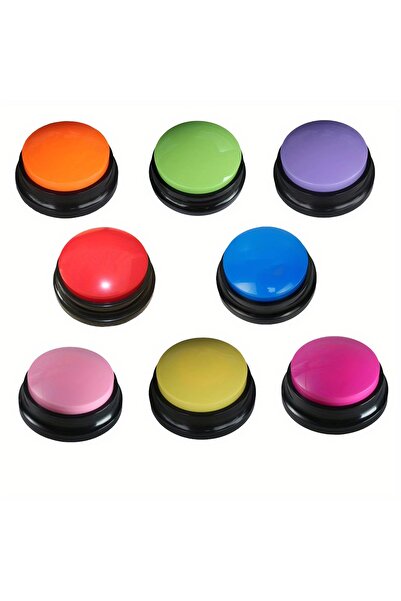 choice2 Random color Pack of 8 8PCS Dog Communication Butt Voice Recording Bu...