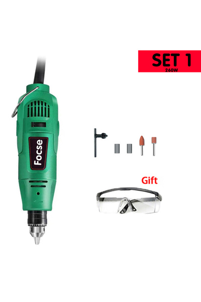Choice8 EU FC7 Dremel 260W/480W High-Power Engraver Electric Drill Engraving ...