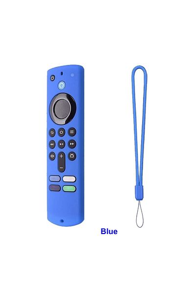 Choice Blue Silicone Remote Pretective Cover For Fire Stick 4k Max/ 3rd Gen Fire Tv Remote Case Glow In The