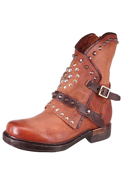 A.S.98 Damen Elegante Stiefelette ARCHE B80203-101 Braun 0001 Brown Leder