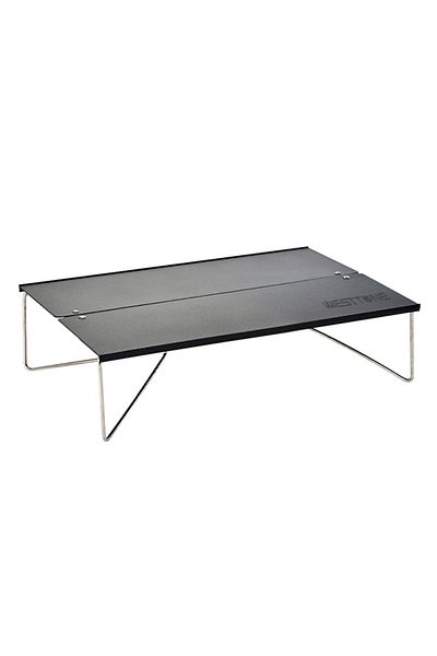 WEST TUNE Black Westtune Pop-up Outdoor Mini Portable Table Ultralight Aluminium Alloy Folding Coffee Table Fo