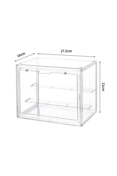 Miniso 2 layer board Blind Box Storage Display Stand For Pop Mart Doll Display Box For Lego Figure Storage