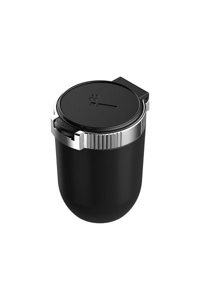 Choice black 1PC 1PCS Portable LED Smoke Car Ashtray Cigarette Ash Holds Cup Automatic Light Indicator Asht