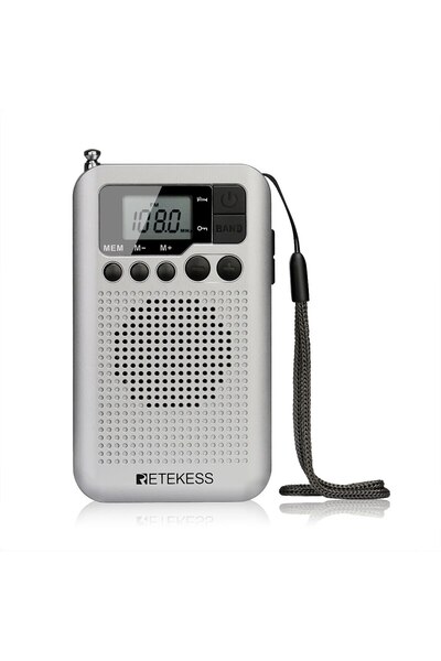 Choice أجهزة راديو صغيرة TR106 من Retekess تعمل بالبطارية ومكبر صوت ستيريو لل...