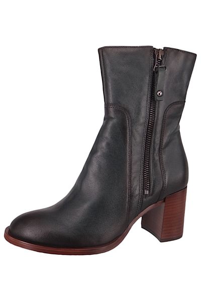 Mjus Damen Elegante Stiefelette Nitro P26208-101 Schwarz 6461 Leder