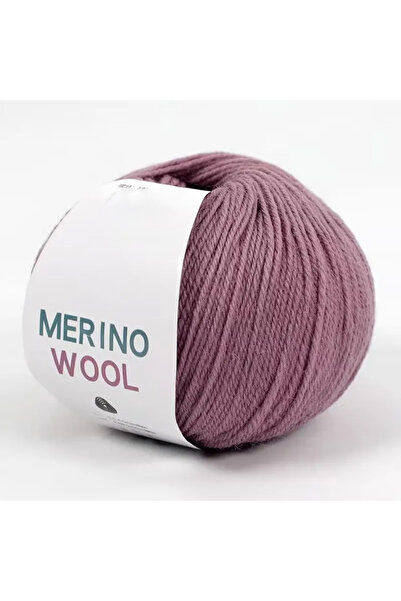 Choice 14 غزل صوف ميرينو نقي مصنوع يدويًا وشاح وقبعة منسوجة من موراندي بلون م...