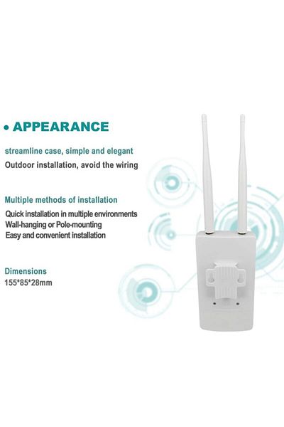 Choice CPE905-3 TIANJIE 4G SIM Card Router CPE905 مودم واي فاي لاسلكي مقاوم للماء نقطة اتصال خارجية خارجية