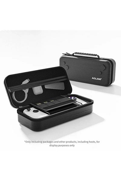 Choice Black Aolion EVA Hard Carrying Case Bag for Asus ROG Ally Handheld Game Console With Inner Partition