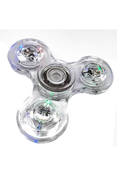 Choice لعبة فيدجيت سبينر شفافة مضيئة بضوء LED، سبينر يدوي، تتوهج في الظلام، ل...