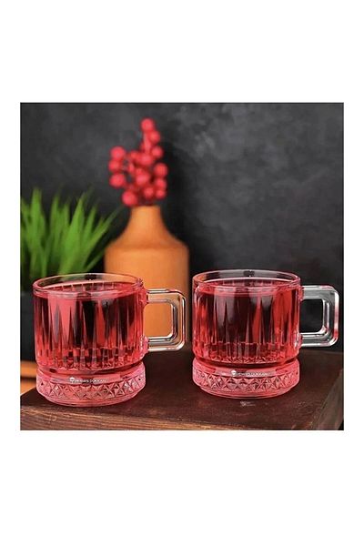 Paşabahçe PAŞABAHÇE 55422 ELYSIA GLASS WITH HANDLE 195 CC 2-Piece