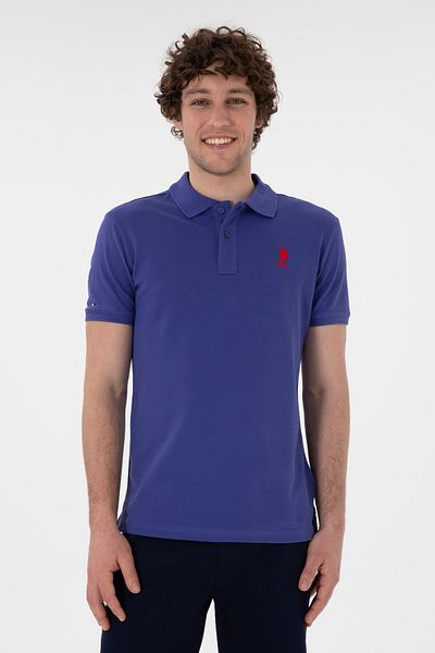 U.S. Polo Assn. Ανδρικό μπλουζάκι Slim Fit Polo Neck Saks Basic 50298041-VR212