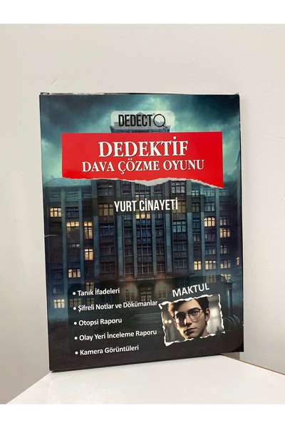 dedecto لعبة صندوق لعبة المباحث القتل في المهجع، لعبة حل القتل، لعبة العثور ع...