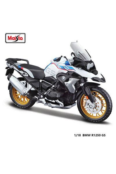 Maisto BMW R1250 GS Maisto 1:18 BMW 1250GS R nineT Scrambler Fuel Tank Alloy Motorcycle Model Genuine Stati