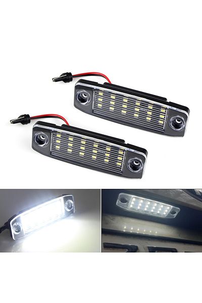 APMATAUTO 2pcs LED Lights 2pcs 12v White 18LEDs For Kia Sportage 2010-up For Hyundai Kona 2017- For i40 CW 201