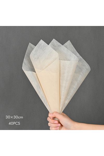 Choice C 40Pcs Cotton Flowers Wrapping Paper Bouquet Lining Paper for Florist Wedding Birthday Party Valen.
