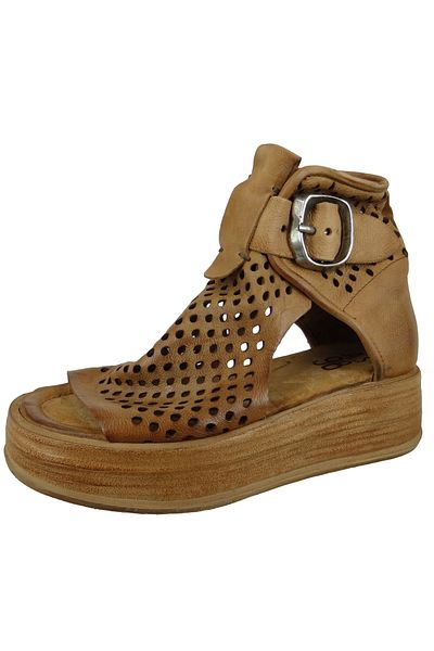 A.S.98 Damen Sandalen PARTY A78003-0101 Braun 6917 Tiger Leder