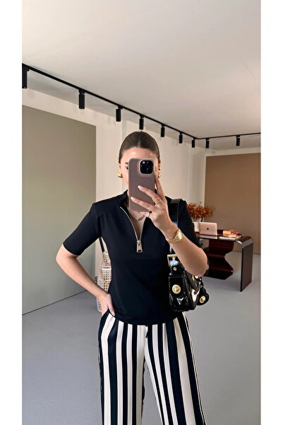 QİMYA BUTİK BEBE PLUS Tricou cu jumătate de mânecă din lycra, cu fermoar, cu ...