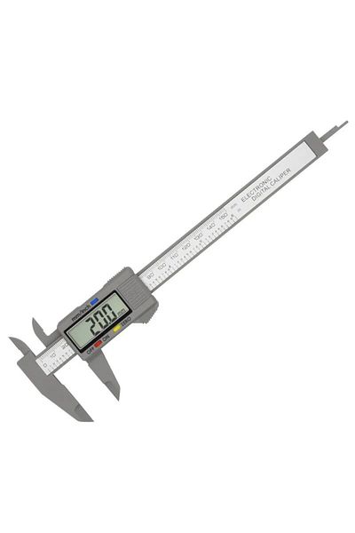 Choice 1pcWHITE 0-150mm High Strength Plastic Student Home Woodworking Gap Play Measuring Calipers Electron