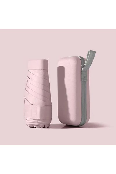 Choice Pink Mini Sun Umbrella, Protective and UV Resistant, Rain Or Shine