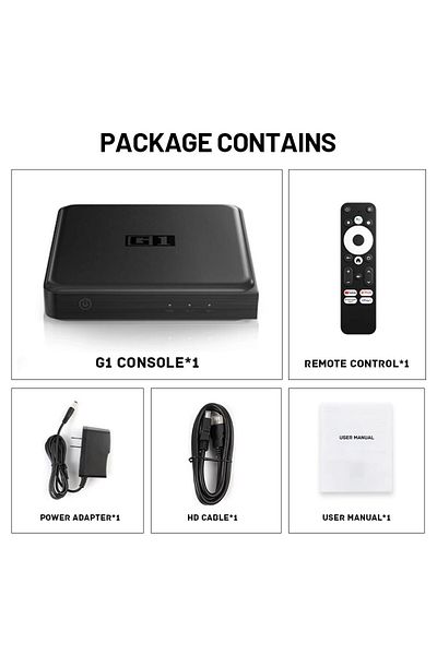 Choice EU Plug 4GB 32GB Kinhank G1 Android TV Box With Netflix 4K Google Certified Amlogic S905X4 4+32G WiF