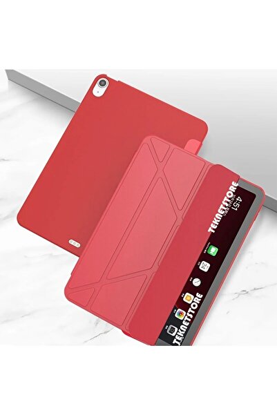 TEKNETSTORE iPad (A16) 11Th Generation 2025 11 Inch Case with Pen Compartment, Trifolding Stand, Sleep Mode Silicone Cover
