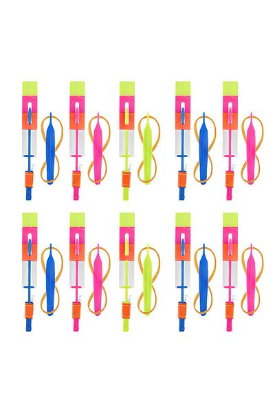 Choice 10pcs Outdoor Shining Rocket Flash Led Light Night Kids Luminous Slingshot Toys Shine Slingshot E...