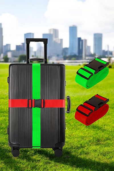 Evene Suitcase Belt Suitcase Belt Suitcase Lock Suitcase Lock Green Red Color