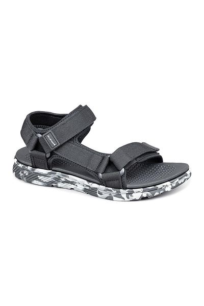 Jump 29708 Black Men's Velcro Daily Sandals