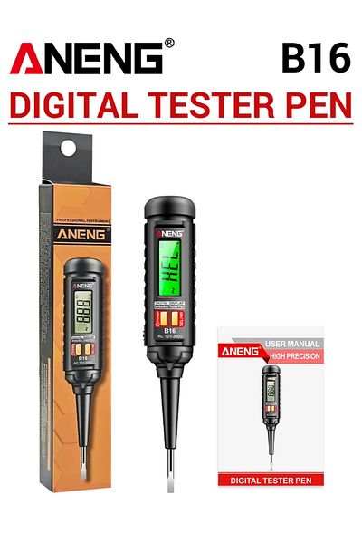 ANENG B16 Tester Pen B16 Lntelligent Sensing Digital Measuring Pen Non-contact 12v-300v Voltage Dete