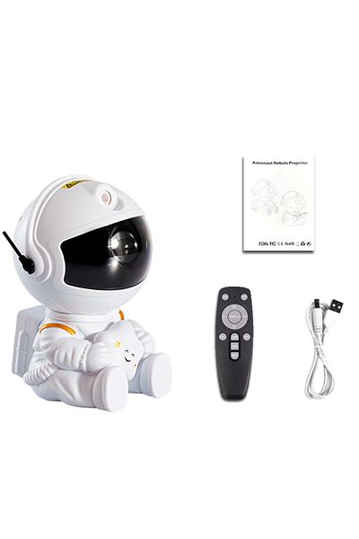 Choice USB Plug Stars White Galaxy Star Projector LED Night Light Starry Sky Astronaut Porjectors Lamp For