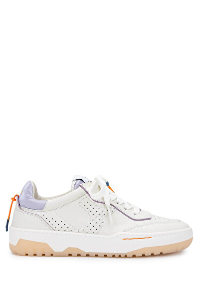 Barracuda Kadın Hakiki Deri Kırık Beyaz Sneakers & Spor Ayakkabı