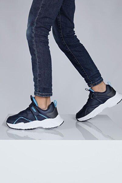 Jump 29603 Velcro Navy Blue Unisex Kids Sneaker Casual Sneakers