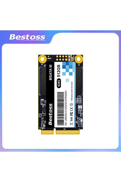 Choice محرك أقراص الحالة الصلبة Bestoss SSD Msata سعة 1 تيرابايت، سعة 512 جيجابايت، محرك أقراص الحالة الصلبة الداخلي SSD سعة 128 جيجابايت، سعة 256 جيجابايت، سعة 512 جيجابايت لأجهزة الكمبيوتر المحمولة