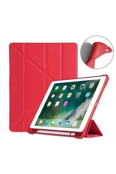 TEKNETSTORE iPad (A16) 11Th Generation 2025 11 Inch Case with Pen Compartment, Trifolding Stand, Sleep Mode Silicone Cover