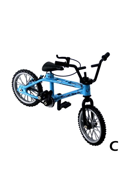 Choice مجموعة دراجات BMX صغيرة الحجم من سبائك معدنية زرقاء اللون مكونة من قطع...