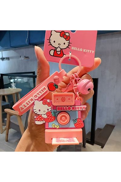 Choice No Box I Sanrio Hello Kitty Keychain Girls Bag Pendant Kt Cat Cartoon Doll Toy Exquisite Key Chain K