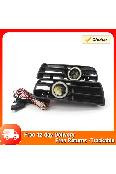 Choice 1 Pair Car Auto White Fog Light Front Bumper Grilles Replacement For VW Golf MK4 1998-2004 Angel ...