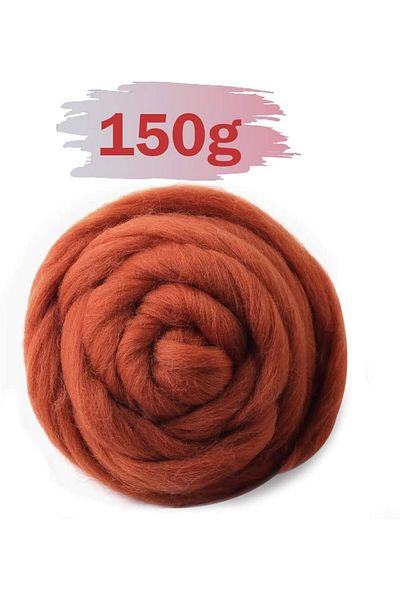 Choice 150g brown MIUSIE 150g Needle Felting Wool Wool Felting Wool Roving Wool Fibre For Needle Felting Wo