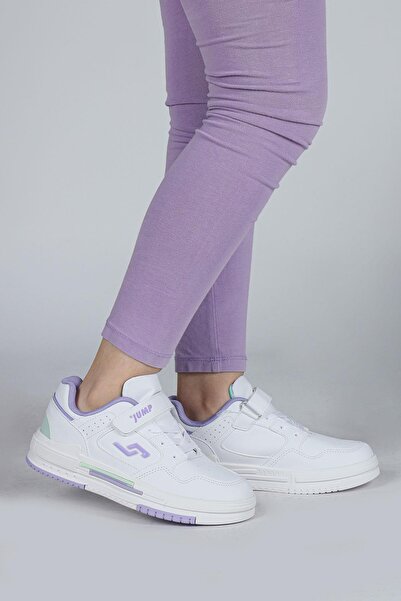 Jump 30061 White - Lilac Girl's Sneaker Casual Sneakers