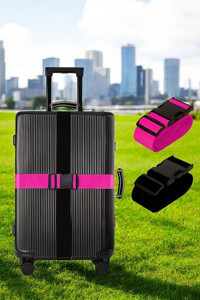 Evene Suitcase Belt Suitcase Belt Suitcase Lock Suitcase Lock Black Pink Color