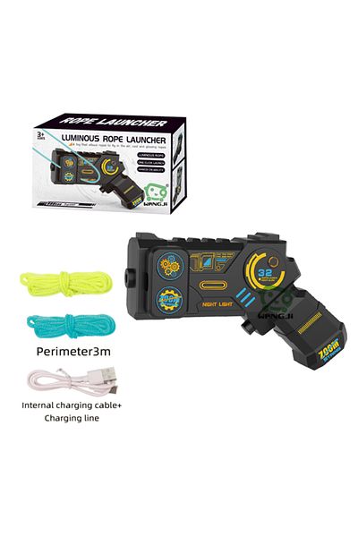 Choice 5 Ropes-no Launcher String Rope Glow In The Dark String Rope Launcher Luminous Portable Handheld Str