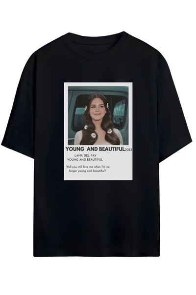 SVART WEAR ألبوم لانا ديل ري يغطي تي شيرت للجنسين