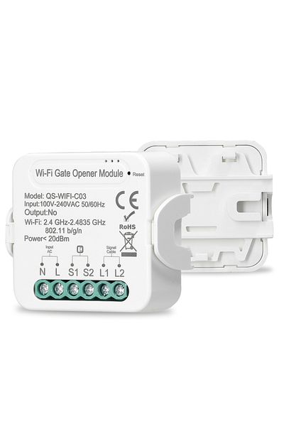 Choice WHITE Tuya WiFi Gate Opener Smart Garage Door Opener Controller Circuit Breaker Module Support for A