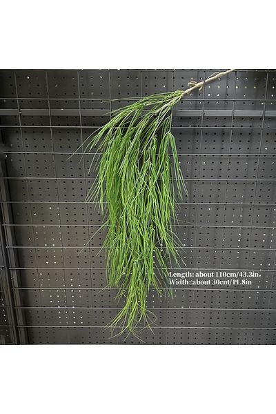 Choice Songzhenteng Green 1pc Artificial Hanging Green Plants Fake Rattan Wall Hanging Plastic Vine For Hom