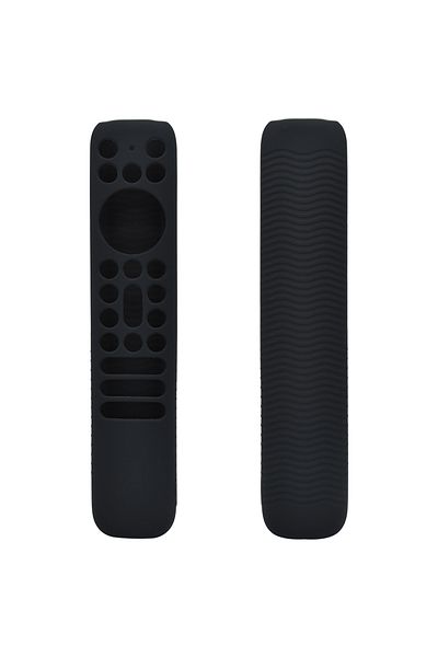 Choice Black Silicone Remote Control Cover Case With Lanyard Anti Slip Television Remote Cover All Inclusiv